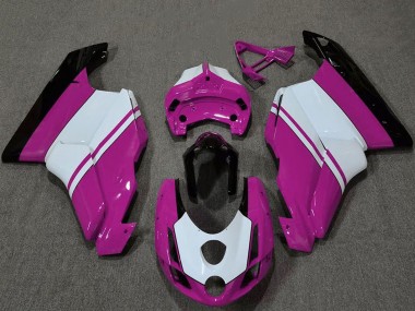Buy 2003-2004 Ducati 749 999 Motorcycle Fairings - White Pink Glossy Black Canada