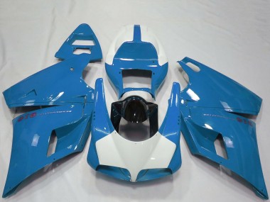 Buy 1993-2005 Ducati 916 Motorcycle Fairings - Light Blue Glossy Black Canada