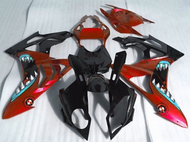 Buy 2017-2018 BMW S1000RR Motorcycle Fairings - Red Glossy Black Shark Canada