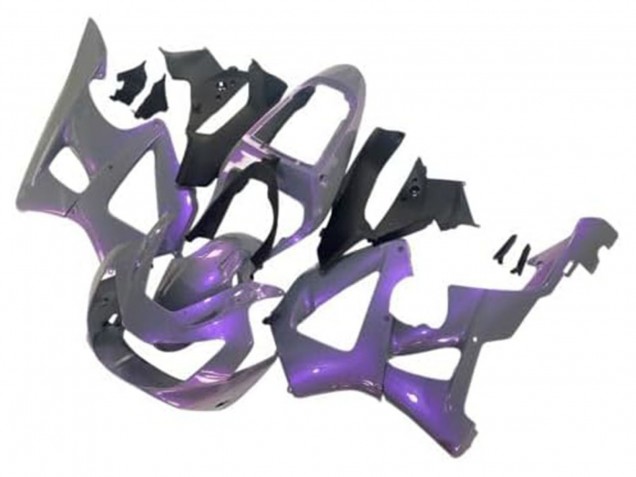 2000-2001 Honda CBR900RR 929 Motorcycle Fairings - Chameleon Grey Dazz Pearl Purple Canada