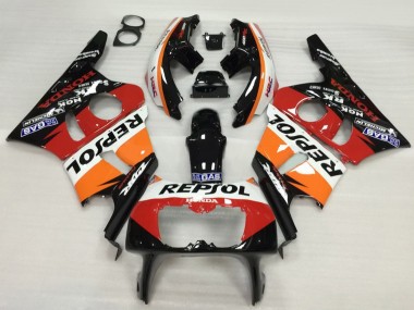 Buy 1987-1989 Honda CBR400RR NC23 Motorcycle Fairing - Orange White Red Glossy Black Repsol HRC Canada