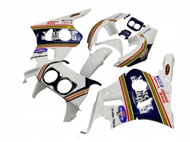 Buy 1990-1999 Honda CBR400RR NC29 Motorcycle Fairings - White Gold Red Dark Blue Rothmans Canada