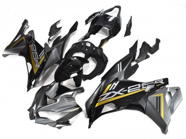 Buy 2019-2025 Kawasaki ZX25R ZX-25R Motorcycle Fairings - Grey Gold Glossy Black Canada