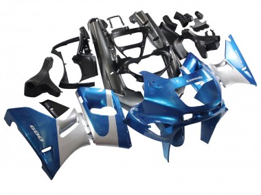 Buy 1998-2003 Kawasaki ZZR600 Motorcycle Fairings - Blue Silver Black Canada