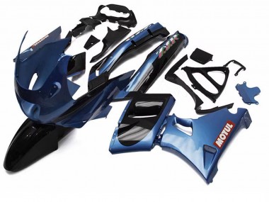 Buy 1993-2007 Kawasaki ZZR400 Motorcycle Fairings - Blue Black Red Motul Canada