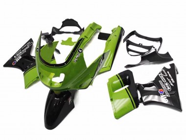 Buy 1993-2007 Kawasaki ZZR400 Motorcycle Fairings - Green Glossy Black Elf Touch4 Bridgestone Canada