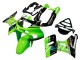 1993-2007 Kawasaki ZZR400 Motorcycle Fairings - Green Glossy Black Blue Monster Elf Touch4 Bridgestone Canada