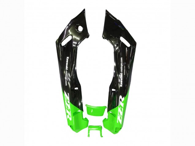 1993-2007 Kawasaki ZZR400 Motorcycle Fairings - Green Glossy Black Blue Monster Elf Touch4 Bridgestone Canada