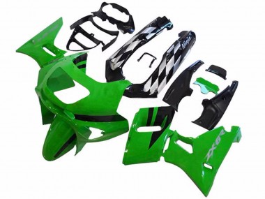 Buy 1993-2007 Kawasaki ZZR400 Motorcycle Fairings - Green Glossy Black Canada