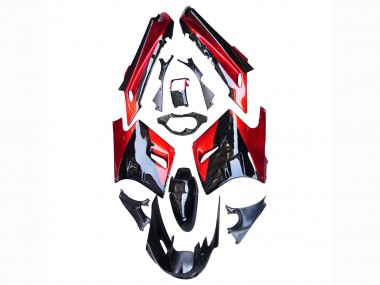 Buy 1990-1992 Kawasaki ZZR1100 Motorcycle Fairings - Red Glossy Black Canada
