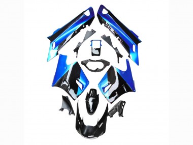 Buy 1990-1992 Kawasaki ZZR1100 Motorcycle Fairing - Blue Glossy Black Canada