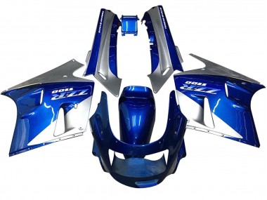 Buy 1990-1992 Kawasaki ZZR1100 Motorcycle Fairings - Blue White Grey Canada