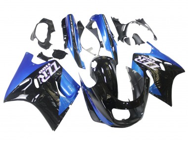 Buy 1990-1992 Kawasaki ZZR1100 Motorcycle Fairings - Blue Glossy Black Canada