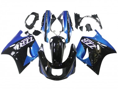 Buy 1990-1992 Kawasaki ZZR1100 Motorcycle Fairings - Blue Glossy Black Canada