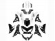2022-2025 Kawasaki Versys 650 Motorcycle Fairings - Glossy Black White Canada