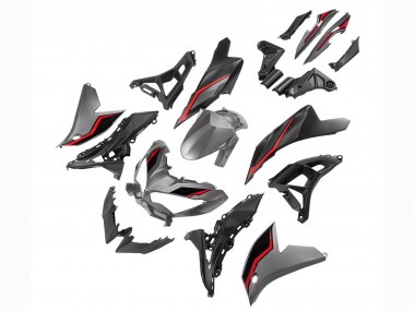 Buy 2022-2025 Kawasaki Versys 650 Motorcycle Fairings - Grey Red Black Canada