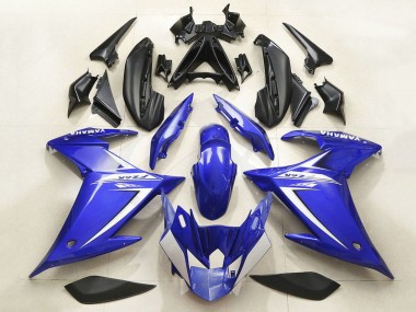 Buy 2009-2015 Yamaha FZ6R Motorcycle Fairing - Blue White Canada