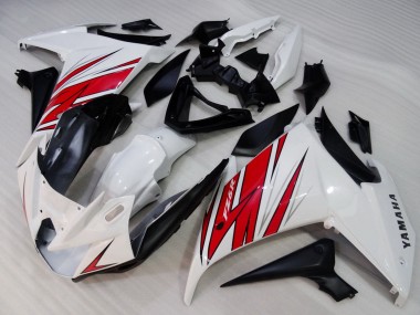 Buy 2009-2015 Yamaha FZ6R Motorcycle Fairings - White Red Black Canada