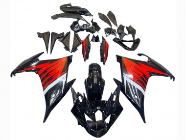 Buy 2009-2015 Yamaha FZ6R Motorcycle Fairing - Black Red White Canada