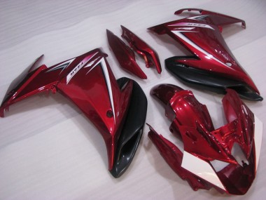 Buy 2009-2015 Yamaha FZ6R Motorcycle Fairings - Red White Black Canada
