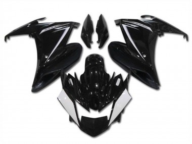Buy 2009-2015 Yamaha FZ6R Motorcycle Fairings - Glossy Black White Canada