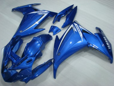 Buy 2009-2015 Yamaha FZ6R Motorcycle Fairings - Blue White Canada
