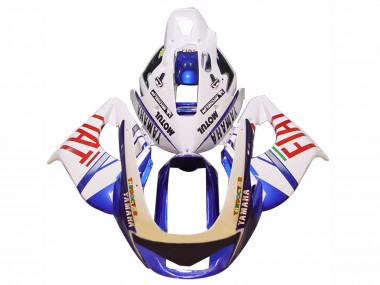 Buy 1997-2007 Yamaha YZF 1000R Thunderace Motorcycle Fairings - White Blue Fiat Motul Canada