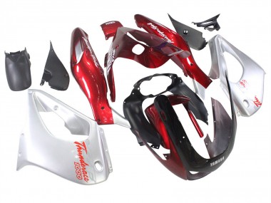 Buy 1997-2007 Yamaha YZF 1000R Thunderace Motorcycle Fairings - Red Silver Thunderace Canada