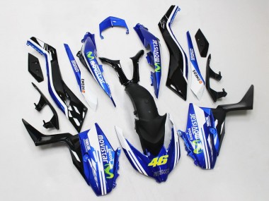Buy 2017-2021 Yamaha XMAX300 Motorcycle Fairings - Blue Black MoviStar ENEOS Yamalube 46 Canada