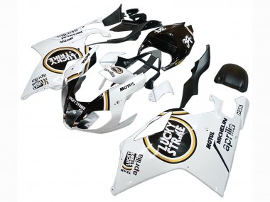 Buy 2003-2006 Aprilia RSV1000 Motorcycle Fairings - White Black Lucky Strike Motul Michelin Canada