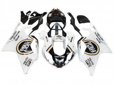 Buy 2003-2006 Aprilia RSV1000 Motorcycle Fairings - White Black Lucky Strike Motul Michelin Canada