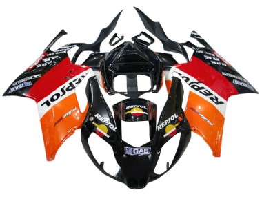 Buy 2003-2006 Aprilia RSV1000 Motorcycle Fairings - Orange White Red Black Repsol Canada