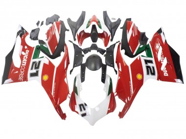 Buy 2020-2024 Ducati Panigale V2 Motorcycle Fairings - White Red Green Matte Black Corse 21 Canada