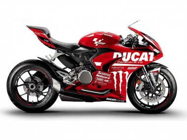 Buy 2020-2024 Ducati Panigale V2 Motorcycle Fairings - Red Glossy Black Monster Corse Canada