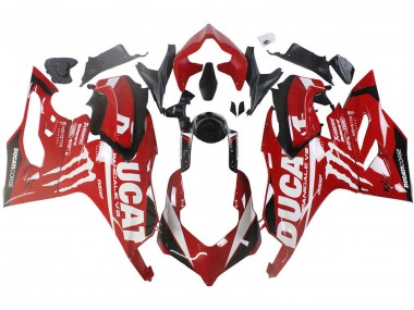 Buy 2020-2024 Ducati Panigale V2 Motorcycle Fairings - Red Glossy Black Monster Corse Canada