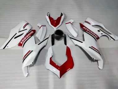 Buy 2020-2024 Ducati Panigale V2 Motorcycle Fairings - White Red Glossy Black Canada
