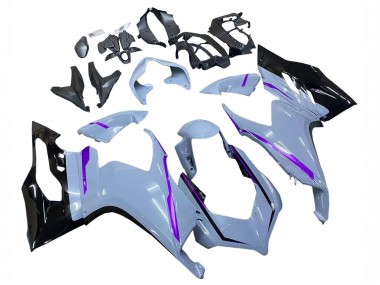 Buy 2020-2024 Ducati Panigale V2 Motorcycle Fairings - Glossy Grey Purple Glossy Black Canada