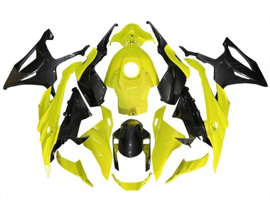 Buy 2023-2024 BMW S1000RR Motorcycle Fairings - Yellow Black Carbon Fiber Canada