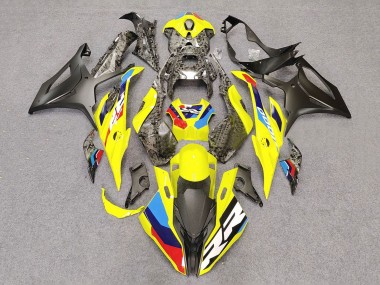 Buy 2023-2024 BMW S1000RR Motorcycle Fairings - Yellow Carbon Fiber Canada
