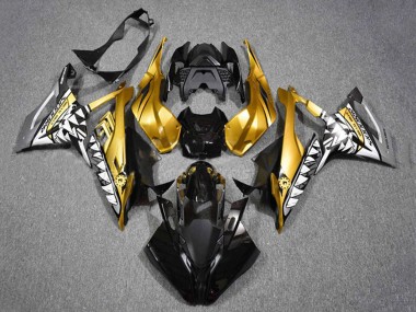 Buy 2019-2022 BMW S1000RR Motorcycle Fairings - Gold Black Shark Canada
