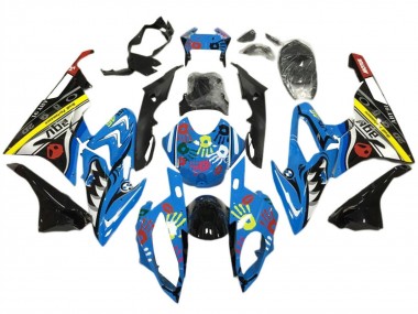 Buy 2017-2018 BMW S1000RR Motorcycle Fairings - Blue Yellow Black Shark Canada