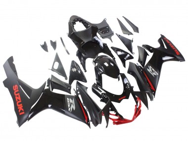 Buy 2011-2024 Suzuki GSXR 600 / GSXR 750 Motorcycle Fairings - Black Grey Red Line Canada