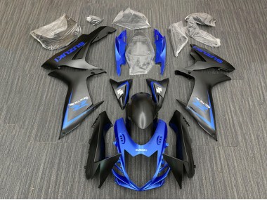 Buy 2011-2024 Suzuki GSXR 600 / GSXR 750 Motorcycle Fairing Kits - Blue Matte Black Canada