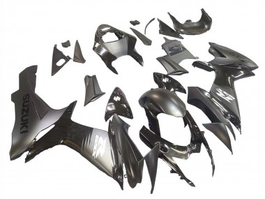 Buy 2011-2024 Suzuki GSXR 600 / GSXR 750 Motorcycle Fairings - Matte Black Glossy Black White Decal Canada