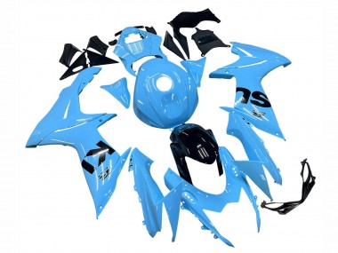 Buy 2011-2024 Suzuki GSXR 600 / GSXR 750 Motorcycle Fairings - Light Blue Black Canada