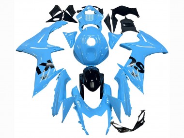 Buy 2011-2024 Suzuki GSXR 600 / GSXR 750 Motorcycle Fairings - Light Blue Black Canada
