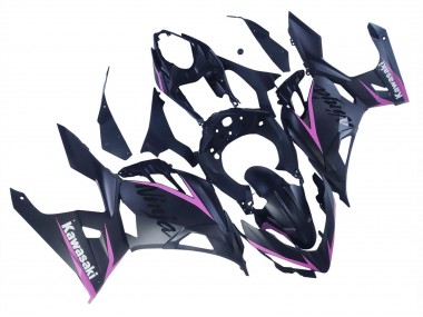 Buy 2018-2024 Kawasaki Ninja 400 Motorcycle Fairings - Matte Black Pink Canada