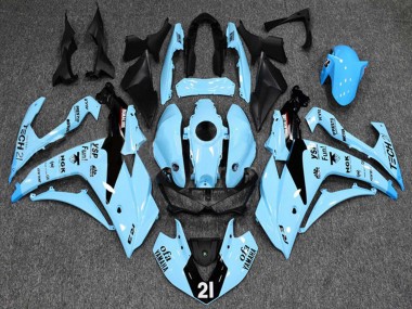 Buy 2015-2018 Yamaha YZF R3/R25 Motorcycle Fairings - Light Blue Black Yamalube 21 Canada