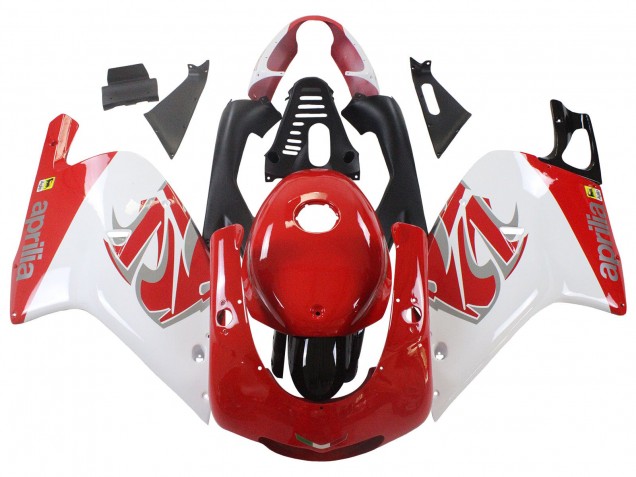2000-2005 Aprilia RS125 Motorcycle Fairings - White Red Canada
