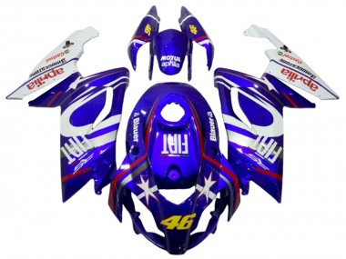 Buy 2006-2011 Aprilia RS125 Motorcycle Fairings - White Blue Fiat 46 Canada